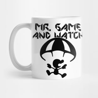 Mr. Game and Watch (Black Text) Mug